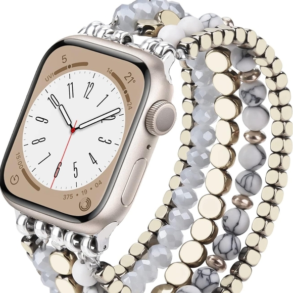 visoom Accessories - NWT Stylish Beaded Watch Band Apple Watch Compatible